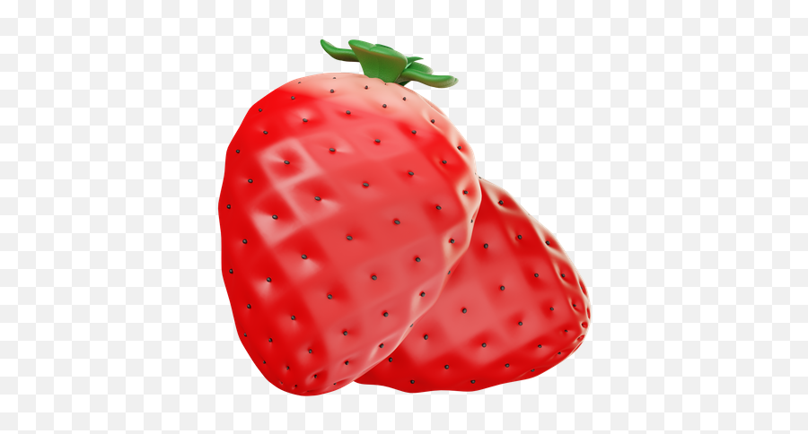Premium Strawberry 3d Illustration Download In Png Obj Or Emoji,Shortcake Emoji