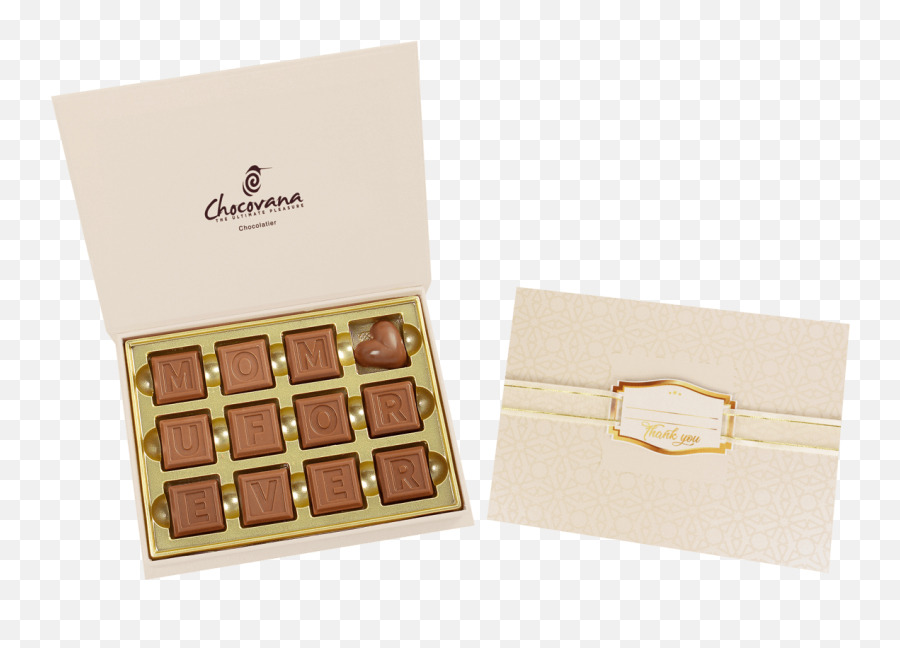 Fill Your Own Message Chocolate Box - Types Of Chocolate Emoji,Chocolate Emoticons