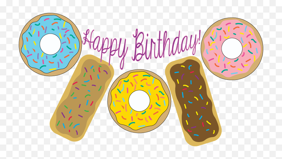 Donut Printables Mandyu0027s Party Printables - Happy Birthday Clip Art Images Donut Emoji,Emoji Party Invite