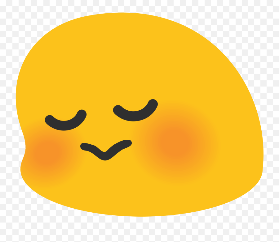 Blushing Emoji Clipart Shy - Sleep Discord Emoji Transparent Background Blush Discord Emoji,Pumpkin Emoji