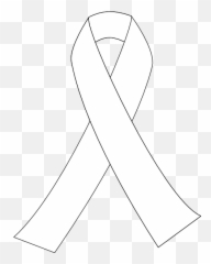 Breast Cancer Symbol Clip Art - Awareness White Ribbon Png Emoji,Breast Cancer Emoji Copy And Paste