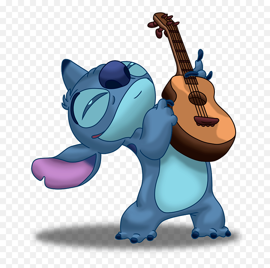 Stitch Png Love - Novocomtop Stitch Guitare Emoji,Emojis De Amor Con Movimiento