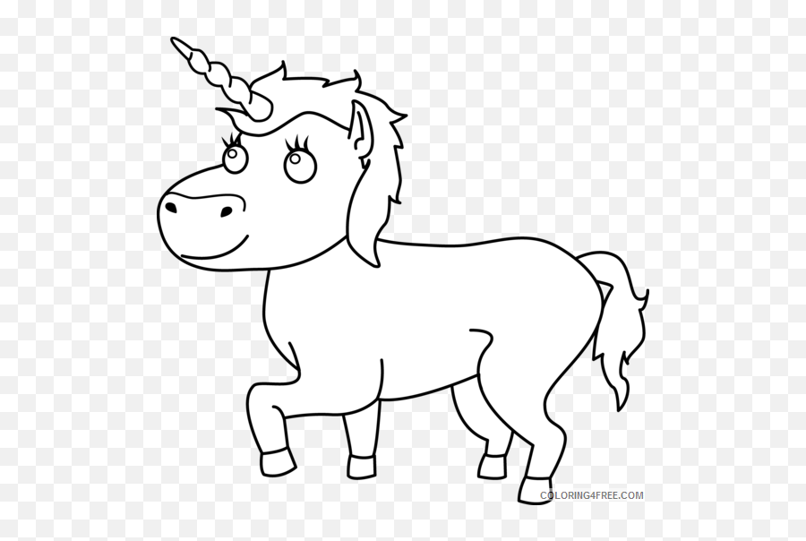 Black And White Unicorn Coloring Pages - Black And White Unicorns Clipart Emoji,Unicorn Emoji Coloring Pages