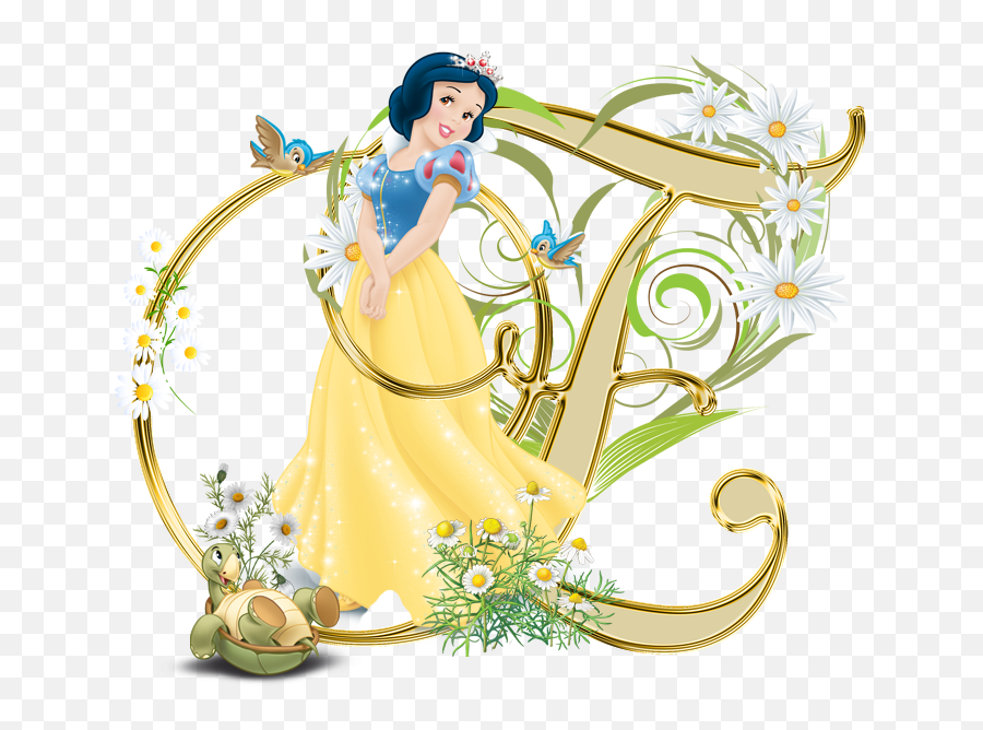 The Disney Princess Flower Alphabeth Part 1 - Disney Fictional Character Emoji,Disney Characters + Emotions
