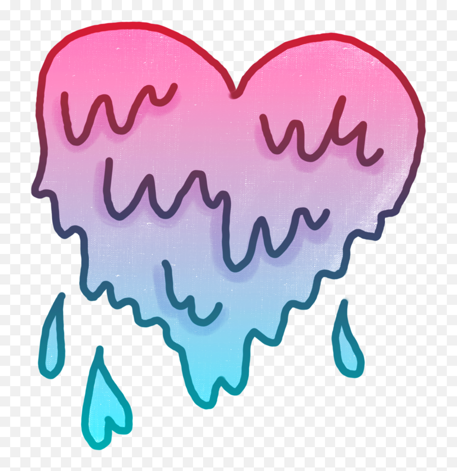 The Most Edited - Melting Heart Png Emoji,Heary Emojis