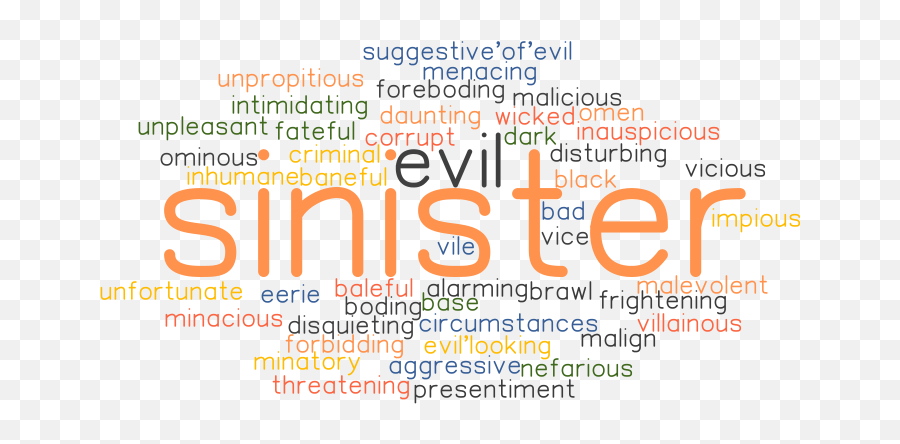 Foreboding Synonym - Dot Emoji,Emotion Words For Evil