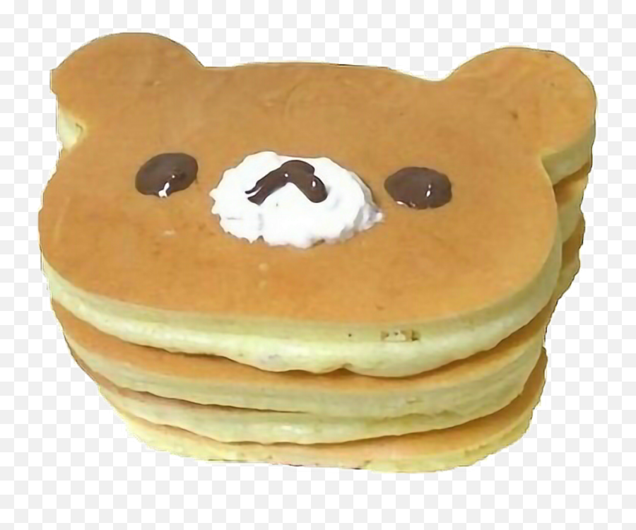 Rilakkuma Bear Pancake Sticker - Rilakkuma Pancakes Emoji,Pankes Emoji