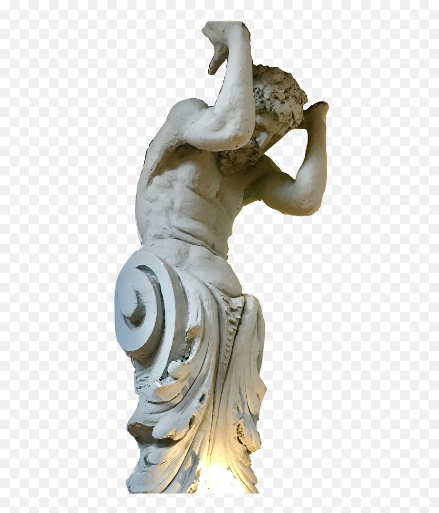 Atlas Estatua Sticker - Classical Sculpture Emoji,Emoticon Estatua Belalcazar