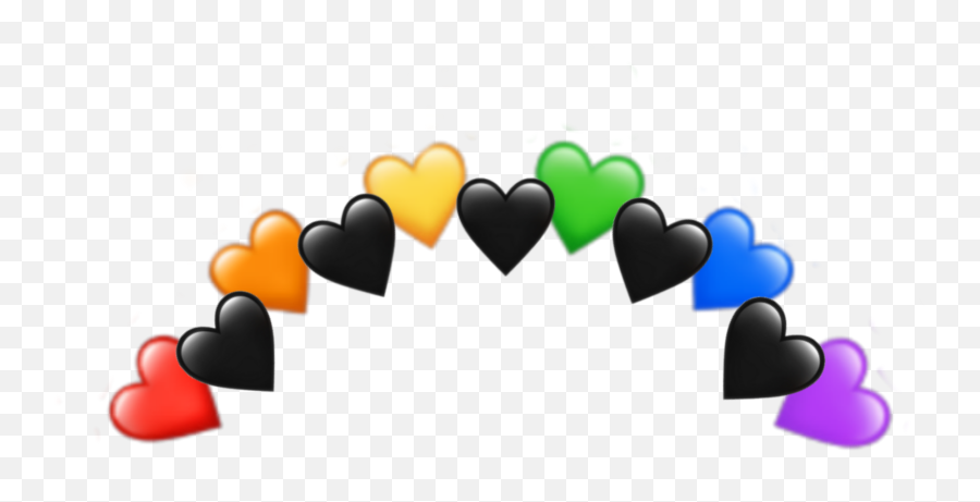 Heart Rainbow Crown Emoji Sticker By Yee - Dot,Coloring Pages Of Emojis Crowns