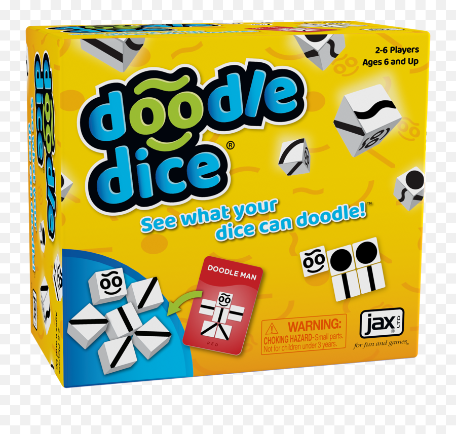Jax Doodle Dice Game - The Roll The Dice And Build The Doodle Pictured On Your Card Family Game Doodle Dice Game Emoji,Emergency Plan In Emojis