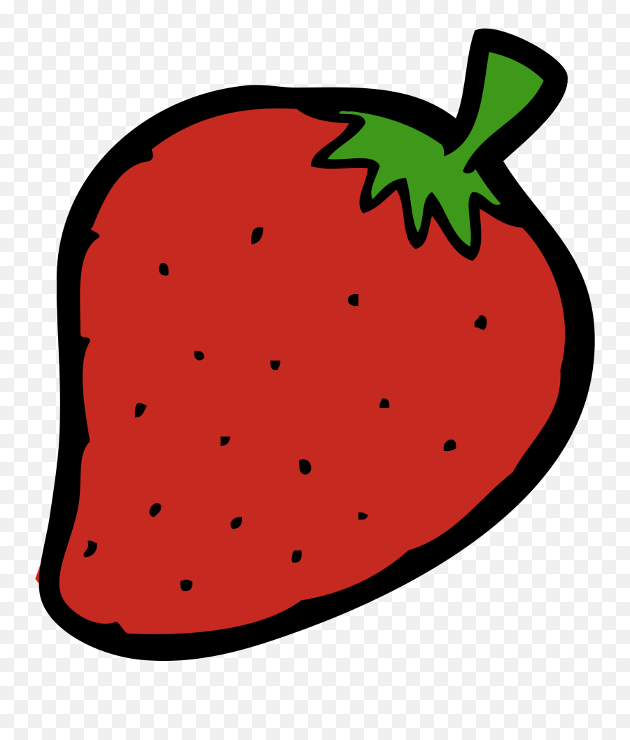 Clipart Strawberry - Clipartix Clipart Strawberry Emoji,Emoji That Is A Strawberry