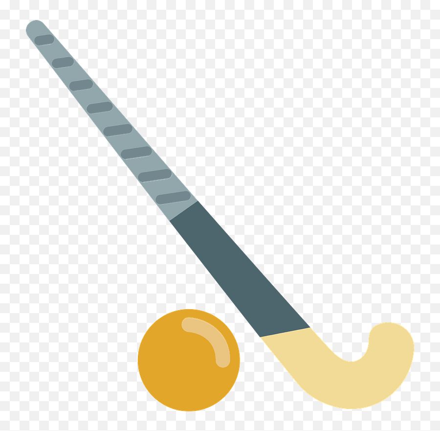 Field Hockey Stick And Ball Clipart - Hockey Stick And Ball Clipart Emoji,Field Hockey Sticks Emoji