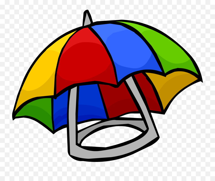 Umbrella Hat Club Penguin Rewritten Wiki Fandom - Umbrella Hat Png Emoji,Umbrella Emoji