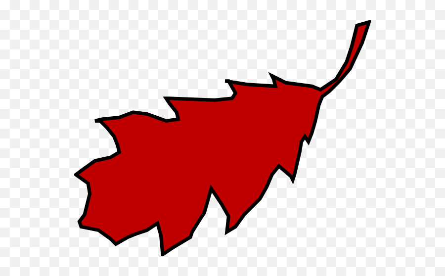 Red Leaf Clipart - Clipart Suggest Cartoon Red Leaf Emoji,Free Red Maple Leaf Emoji