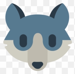 Lumions - Wolf Face Cute Emoji,Emoji Ayudame