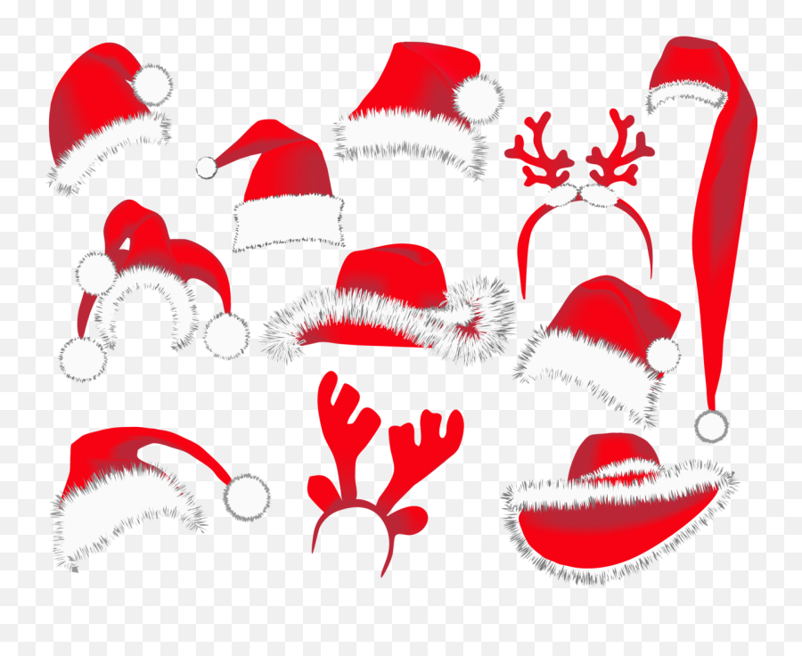 Christmas Hat Wallpapers - Free Png Christmas Vector Emoji,Santa Hat Emoji