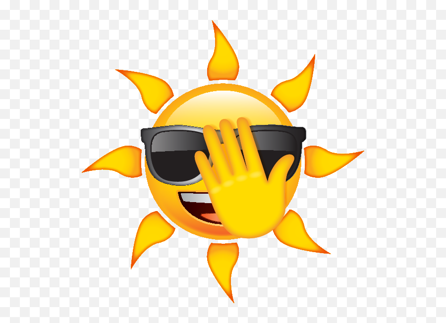 Laughing Stickers Free Download Emoji,Sun Emoticon Sunglasses
