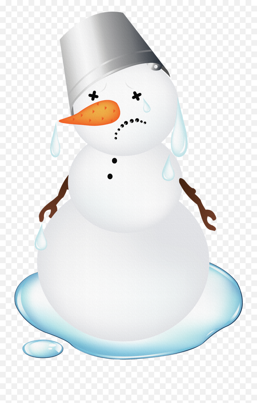 Snowman Melting Clip Art - Snowman Png Download 10511600 Emoji,Melting Snowman Emoticon