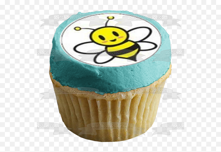 Bumble Bees Hives Flowers Edible Cupcake Topper Images Emoji,How To Make A Bumble Bee Emoticon