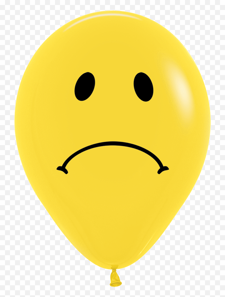 Fashion Yellow Sad Smiley 11u2033 Latex Balloons 50 Count Emoji,Frozen Face Emoji