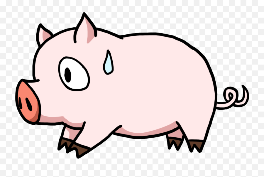 Flying Pig Marathon Porky Pig Animated Film Clip Art - Pig Emoji,Apple Pig Emoji Outline