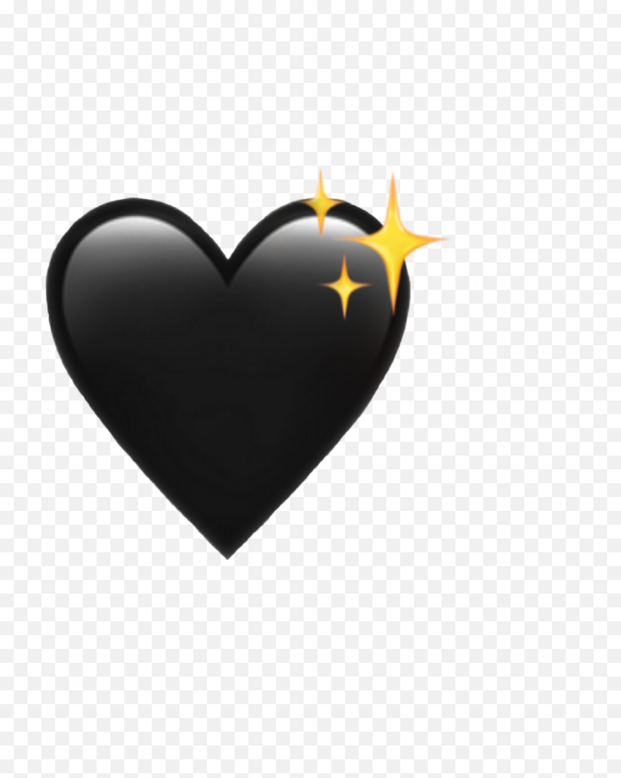 Heart Emoji Heartemoji Stars Heartstars Sticker By Kathamr,Star Emoji Black