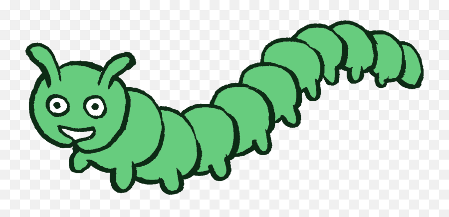 Matteo Farinella - Caterpillar Transparent Cartoon Jingfm European Corn Borer Cartoon Emoji,Caterpillar Emoji