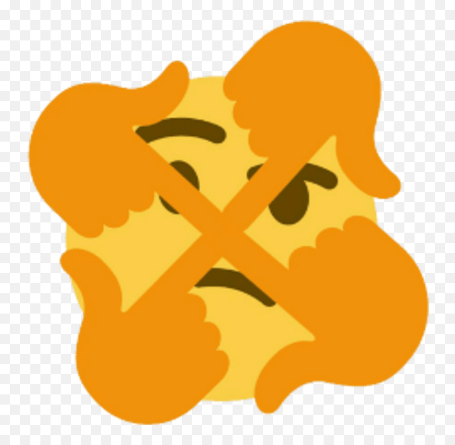 Discord Thinking Emoji Meme - Apsgeyser Thinking Emoji Swastika,Thinking Face Emoji