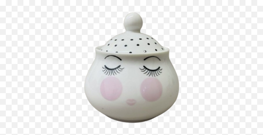 Porta Joia De Porcelana Casa Ambiente - Lid Emoji,Almofada De Emoji