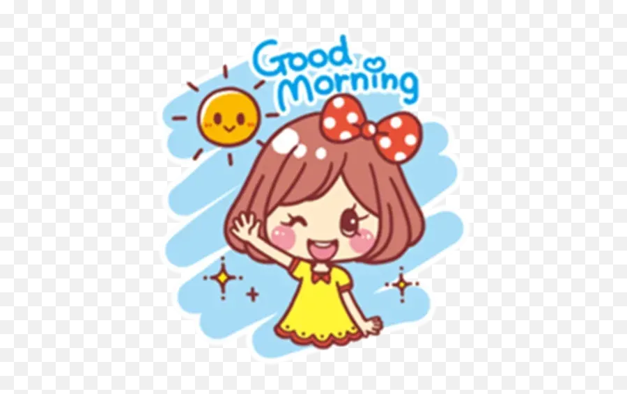 Kawaiiiiii Whatsapp Stickers - Stickers Cloud Happy Emoji,Morning Bird Emoji