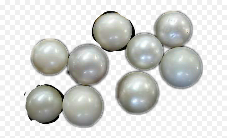 Pearls Sticker - Solid Emoji,Pearls Emoji