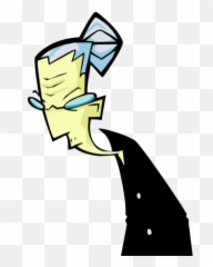 Ms - Tall Old Woman Cartoon Emoji,Invader Zim Inside Out Emotions Crossover