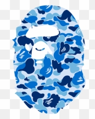 Bape Wallpaper Blue Camo - Camo Bathing Ape Logo Emoji,Camo Emoji