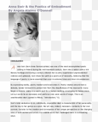 Anna Swir The Poetics Of Embodiment - Hair Design Emoji,Poem Abount Embodied Emotion