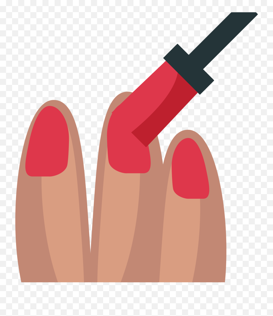 Nail Polish Emoji Clipart,Manicure Emoji