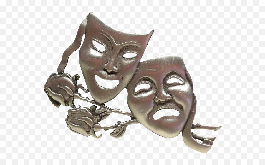 Comedy Tragedy Masks Tragedy Mask - For Adult Emoji,Greek Masks Emotion