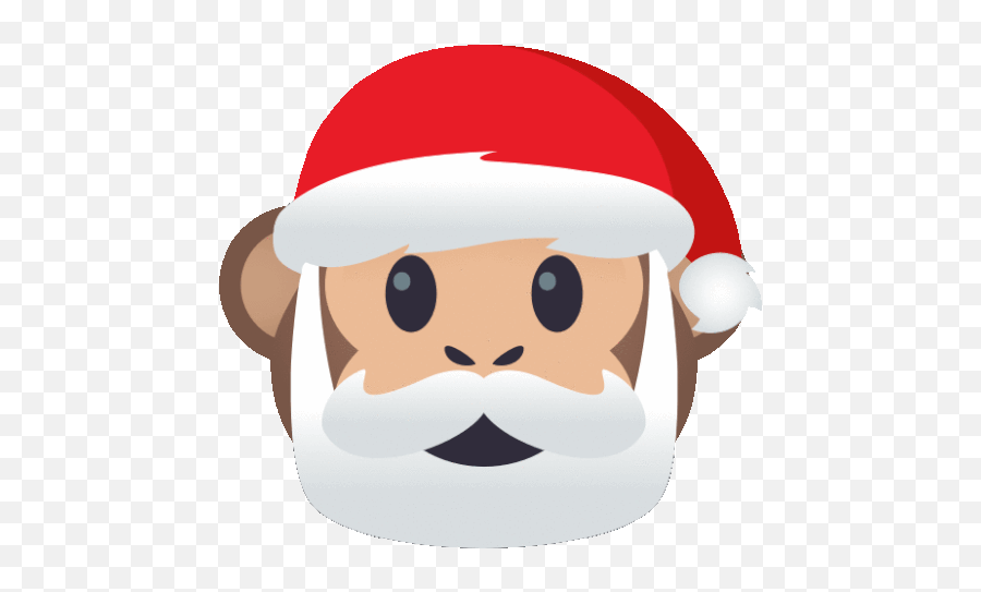 Santa Monkey Joypixels Gif - Santamonkey Monkey Joypixels Discover U0026 Share Gifs Santa Claus Emoji,Where Is The Santa Emoji