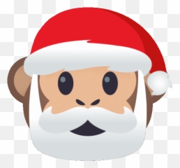 Santa Monkey Joypixels Gif - Santamonkey Monkey Joypixels Discover U0026 Share Gifs Santa Claus Emoji,Where Is The Santa Emoji