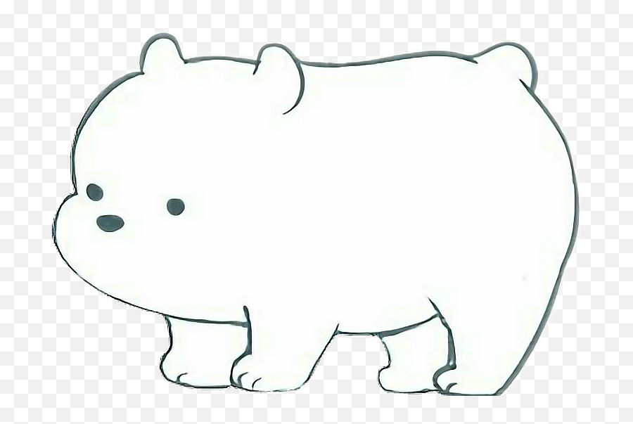 Polar Clipart Cute Anime - Png Download Full Size Clipart Dibujos De Un Oso Polar Kawaii Emoji,Alpaca Emoji Discordd