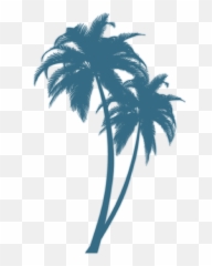 Palm Tree Silhouette Png - Palm Tree Tattoo Transparent Emoji,Guess The Emoji Pomtree And A Book