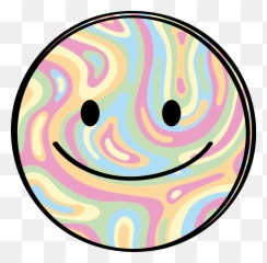 Colorful Tie Dye Smiley Face Kids T - Shirt Tenstickers Girly Emoji,Emoji Dyi Shirt