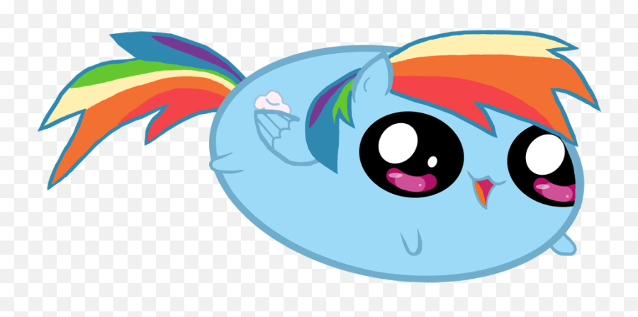 Try To Post A Cuter Picture Of Rainbow Dash Than The One - Rainbow Dash I Fart Rainbows Emoji,Kaminari Discord Emoji