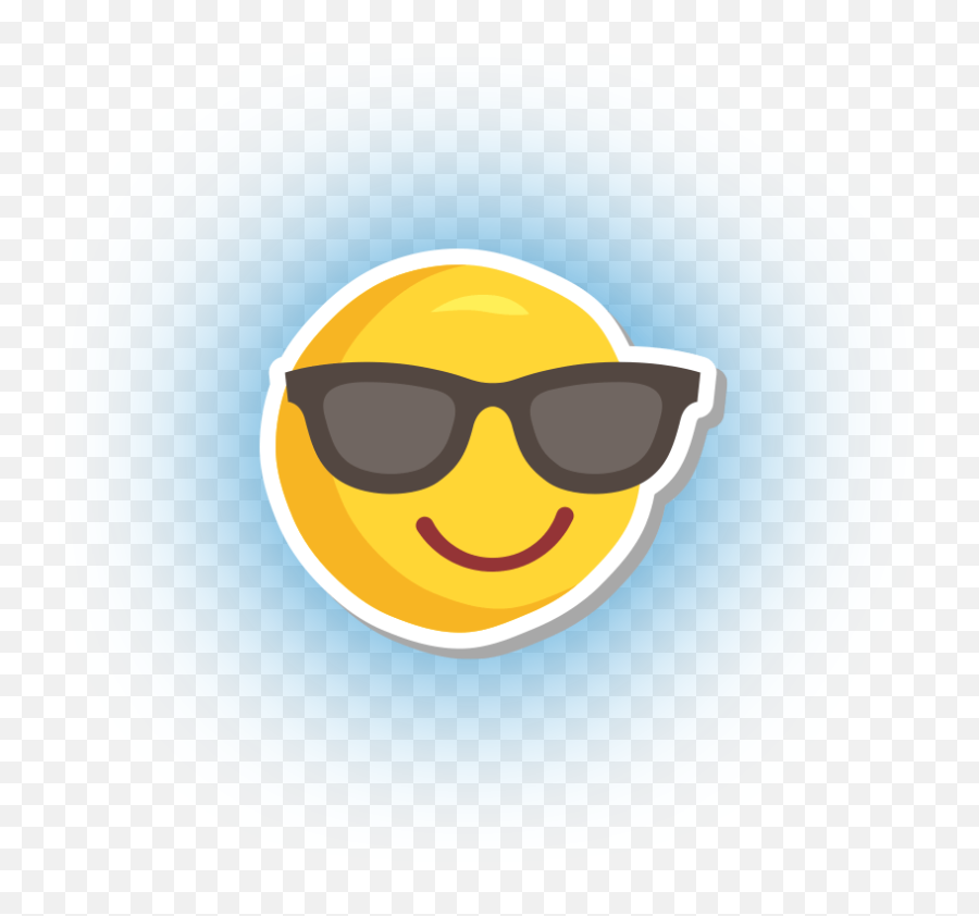 Illu - Happy Emoji,Relaxed Emoticon