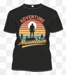Hand Drawn Retro Vintage Mountain - Unisex Emoji,Hand Drawn Emotion Images