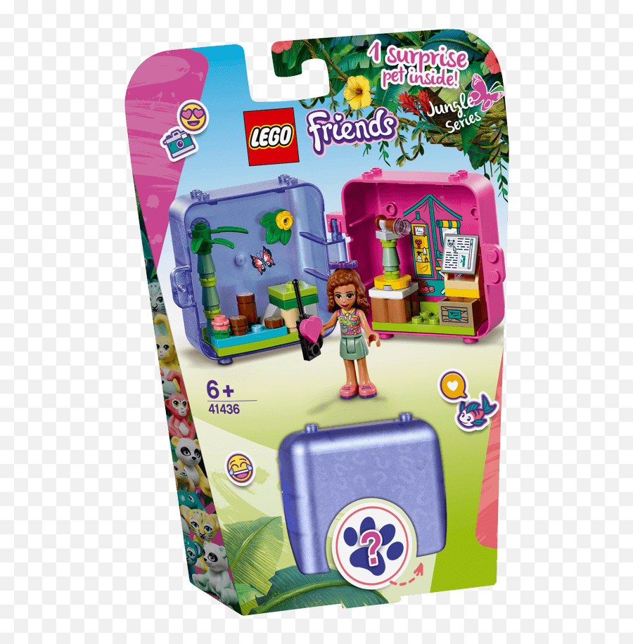 Oliviau0027s Jungle Play Cube 41436 - Lego Friends Sets Lego Emoji,Emojis For Friends And Vacation