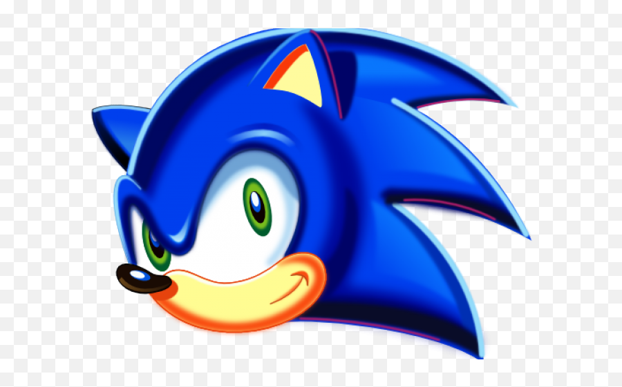 Sonic The Hedgehog Clipart Face - Sonic The Hedgehog Head Transparent Sonic The Hedgehog Face Emoji,Sonic The Hedgehog Emoji