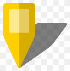 Simple Location Map Pin Icon5 Yellow Free Vector Data Svg Emoji,Emojis Location