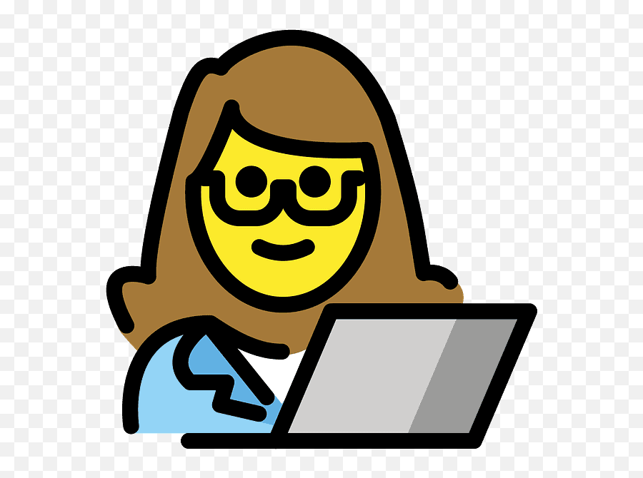 Woman Technologist Emoji - Profesional Mujer Animada Png,Reading Emoji