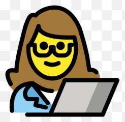 Woman Technologist Emoji - Profesional Mujer Animada Png,Reading Emoji