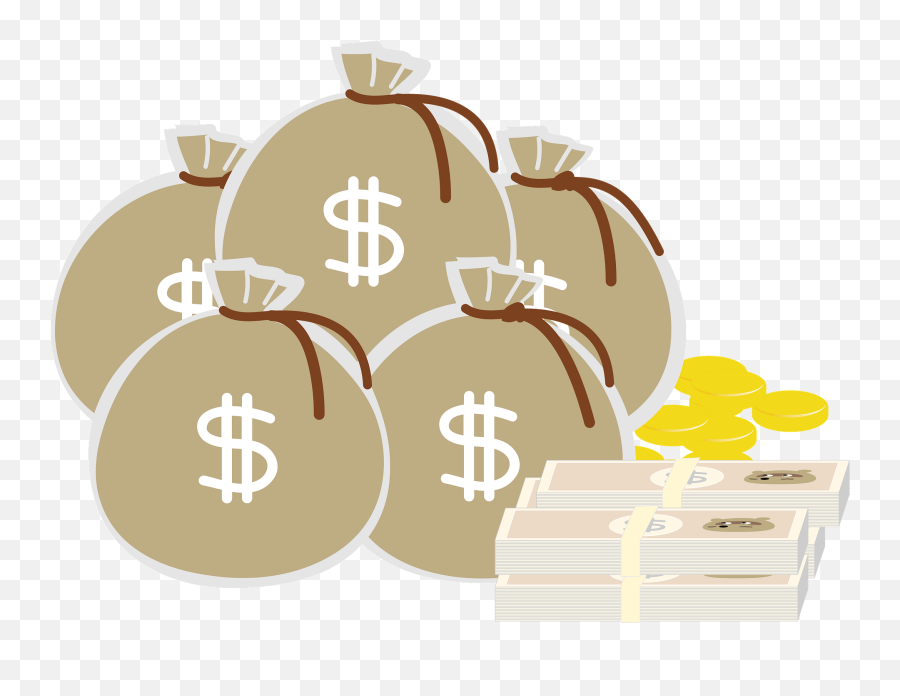 Money Bags For Dollars Clipart Free Download Transparent Emoji,Money Bag Emoji
